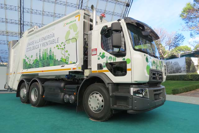 El Renault D 26 Wide GNC cumple la norma Euro 6 con gas natural sin recurrir al filtro de partículas ni Adblue.